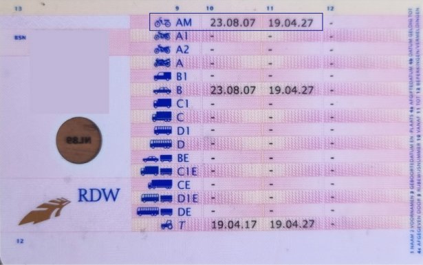 Rijbewijs Am Nederland
