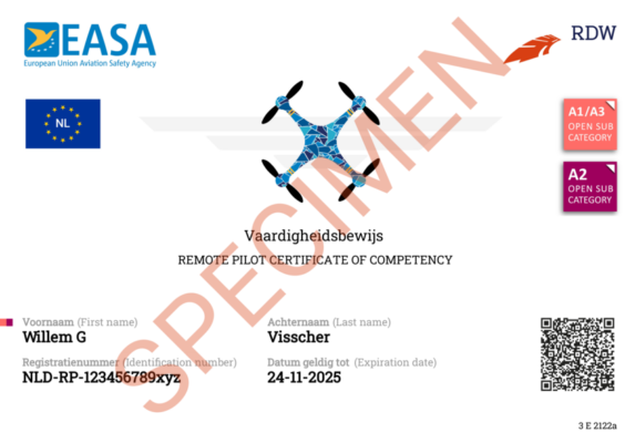 Dronebewijs A2