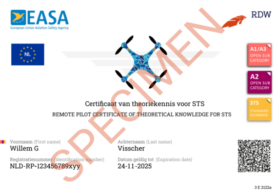Dronebewijs A2