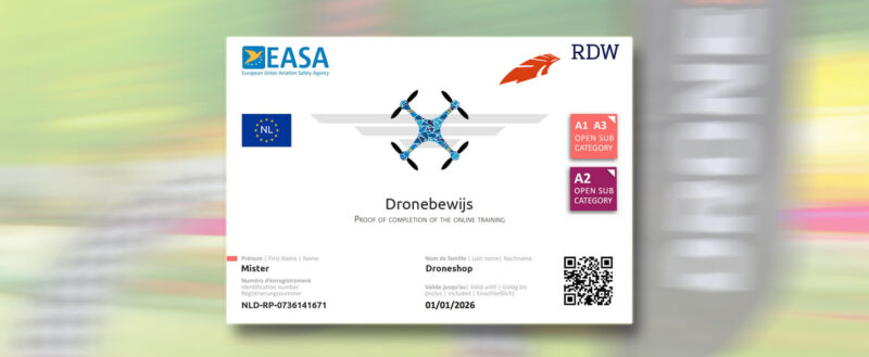 Dronebewijs A1/A3