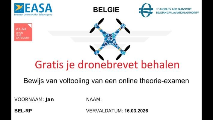 Dronebewijs A1/A3