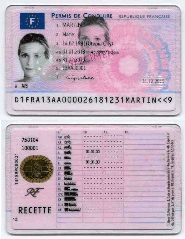 Permis de Conduire Français