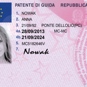 Comprare Patente Italiana